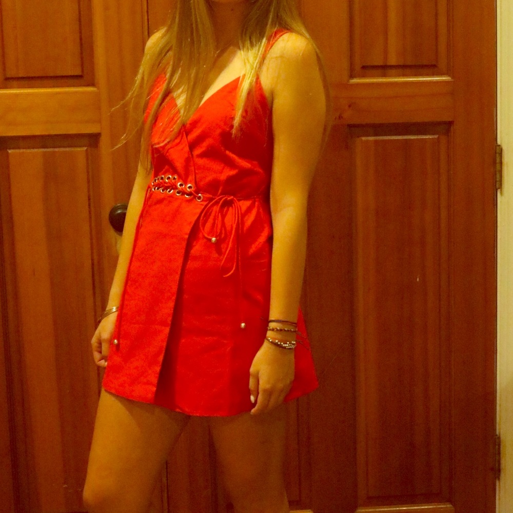 Red Sabo Skirt mini dress